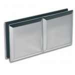 Продольный соединительный элемент для душевой кабины "Milano" 180° стекло - стекло